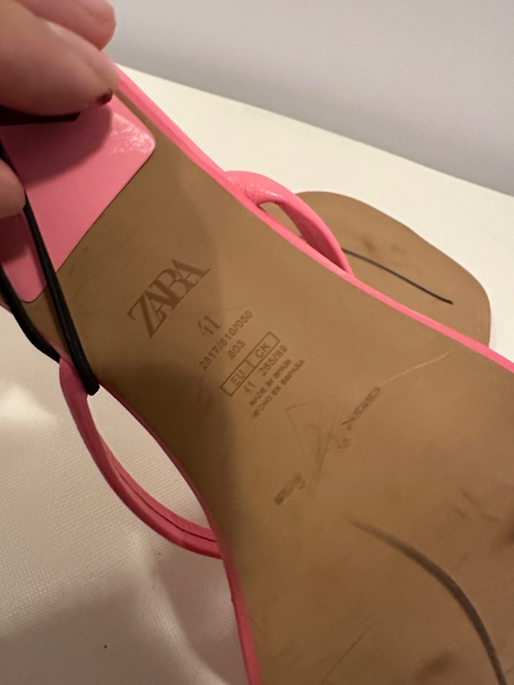 Zara Strappy Square-Toe Kitten Heel Sandals - Picture 6 of 9